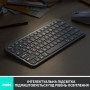 Клавіатура бездротова Logitech MX Keys Mini For Business Pale Gray (920-010609) (31623-03)