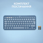 Клавіатура бездротова Logitech Wireless K380 for MAC UA Blueberry (920-011180) (29713-03)