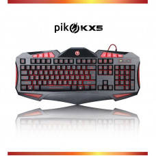 Клавіатура Piko KX5 Ukr Black (1283126489600)
