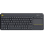 Клавіатура бездротова Logitech K400 Plus Black (920-007145)