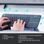 Клавіатура бездротова Logitech K400 Plus Black (920-007145) (29715-03)