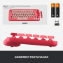 Клавiатура бездротова Logitech Pop Wireless Heartbreaker Rose (920-010718) (31576-03)