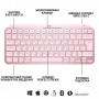 Клавіатура бездротова Logitech MX Keys Mini Wireless Illuminated UA Rose (920-010500) (29587-03)