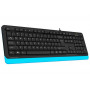 Клавіатура A4Tech FK10 Ukr Blue (22527-03)