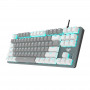 Клавіатура Aula Mechanical F3287 Grey/White keycap KRGD blue (6948391240954) (34458-03)