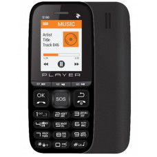 Мобiльний телефон 2E S180 2021 Dual Sim Black (688130243377)