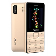 Мобiльний телефон Tecno T372 Triple Sim Champagne Gold (4895180746840)