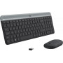 Комплект (клавіатура, мишка) бездротовий Logitech MK470 Graphite USB (920-009204) (29761-03)