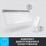 Комплект (клавіатура, мишка) бездротовий Logitech MK470 White USB (920-009205) (29771-03)