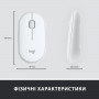 Комплект (клавіатура, мишка) бездротовий Logitech MK470 White USB (920-009205) (29771-03)