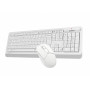 Комплект (клавіатура, мишка) бездротовий A4Tech FG1012 White USB