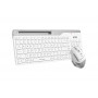 Комплект (клавіатура, мишка) бездротовий A4Tech FB2535C Icy White USB