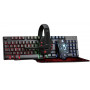 Комплект (клавіатура, мишка) Piko GX200 Black (1283126489808) + гарнітура, килимок
