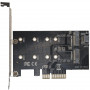 Контролер Frime (ECF-PCIEtoSSD001.LP) PCI-E-M.2 (B&M Key) NGFF (28210-03)