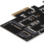 Контролер Frime (ECF-PCIEtoSSD001.LP) PCI-E-M.2 (B&M Key) NGFF (28210-03)