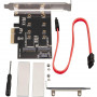 Контролер Frime (ECF-PCIEtoSSD001.LP) PCI-E-M.2 (B&M Key) NGFF (28210-03)