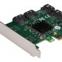 Плата розширення Frime (ECF-PCIEto4SATAIII002) PCI-E-4хSATAIII, 88SE9215 (28223-03)