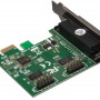 Контролер Frime AX99100 (ECF-PCIto2S1PAX99100.LP) PCI-E-2xRS232+1xLPT (28204-03)