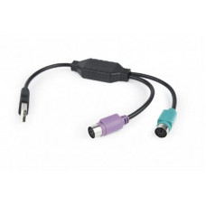 Контролер Cablexpert (UAPS12-BK), USB 1.1/2 x PS/2, 0.3 м, чорний