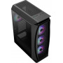 Корпус AeroCool Aero One Frost-G-BK-v1 (ACCM-PB17043.11) Black без БЖ