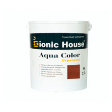 Краска для дерева Bionic-House Aqua Color UV-protect 2,5л Марсала