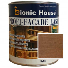 Краска для дерева PROFI-FACADE LASUR tung oil 2,8л Тауп