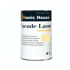 Краска для дерева FACADE LASUR Bionic-House 1л Слоновая кость А102