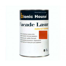 Краска для дерева FACADE LASUR Bionic-House 1л Махагон