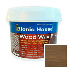 Краска для дерева WOOD WAX PRO безцветная база Bionic-House 0,8л Хаки
