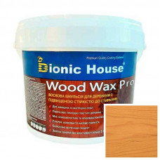 Краска для дерева WOOD WAX PRO безцветная база Bionic-House 0,8л Орегон