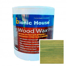 Краска для дерева WOOD WAX PRO безцветная база Bionic-House 2,5л Изумруд