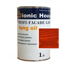 Краска для дерева PROFI-FACADE LASUR tung oil 1л Тик