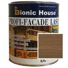 Краска для дерева PROFI-FACADE LASUR tung oil 2,8л Хаки