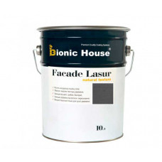 Краска для дерева FACADE LASUR Bionic-House 10л Арт Грей