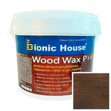 Краска для дерева WOOD WAX PRO безцветная база Bionic-House 0,8л Венге