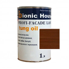 Краска для дерева PROFI-FACADE LASUR tung oil 1л Орех