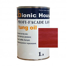 Краска для дерева PROFI-FACADE LASUR tung oil 1л Вишня