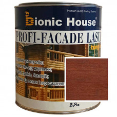 Краска для дерева PROFI-FACADE LASUR tung oil 2,8л Марсала