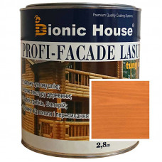 Краска для дерева PROFI-FACADE LASUR tung oil 2,8л Миндаль