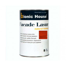 Краска для дерева FACADE LASUR Bionic-House 1л Тик