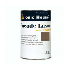 Краска для дерева FACADE LASUR Bionic-House 1л Умбра