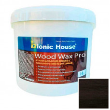 Краска для дерева WOOD WAX PRO безцветная база Bionic-House 10л Черный