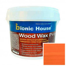 Краска для дерева WOOD WAX PRO безцветная база Bionic-House 0,8л Рябина