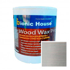 Краска для дерева WOOD WAX PRO безцветная база Bionic-House 2,5л Белый Мрамор