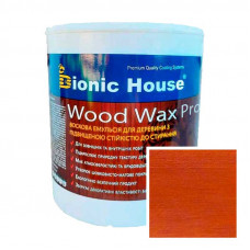 Краска для дерева WOOD WAX PRO безцветная база Bionic-House 2,5л Махагон