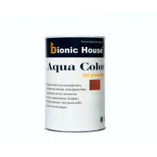 Краска для дерева Bionic-House Aqua Color UV-protect 0,8л Марсала