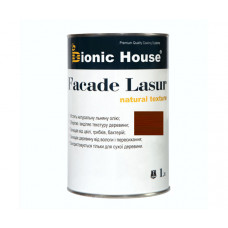 Краска для дерева FACADE LASUR Bionic-House 1л Шоколад А109