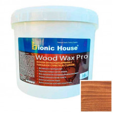 Краска для дерева WOOD WAX PRO безцветная база Bionic-House 10л Золотой Орех