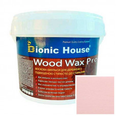 Краска для дерева WOOD WAX PRO Белая База Bionic-House 0,8л Фиалка