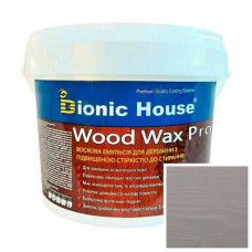 Краска для дерева WOOD WAX PRO безцветная база Bionic-House 0,8л Пепел
